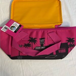 Trader Joe’s mini tote cooler pink